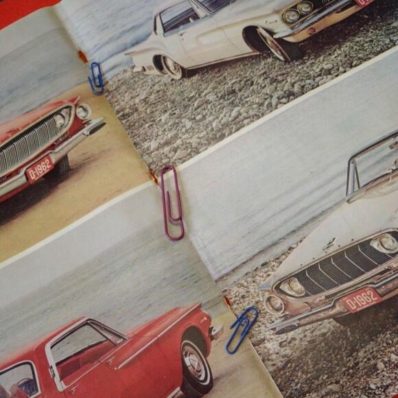 1961 Dodge 1962 Lancer Polara Dart Red White Cars 2+pg 21x13‎ Vtg 60s PRINT AD- - Picture 7 of 13